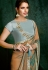 Peach silk saree with blouse 5407