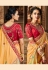 Beige banarasi silk saree with blouse 77439