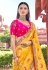 Yellow banarasi half and half saree 2902