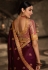 Purple silk festival wear saree 9022