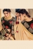 Beige satin silk festival wear saree 11109