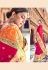 Magenta banarasi silk festival wear saree 3007
