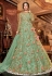 Light green net embroidered Wedding anarkali