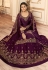 Drashti dhami purple georgette indo western lehenga choli 45005