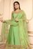 Drashti dhami green georgette indo western lehenga choli 45007