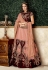 Maroon brocade embroidered circular lehenga choli 16205