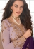 light mauve georgette floor length anarkali suit 7077