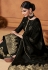 black dola jacquard palazzo style suit 8504