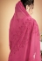 bright pink muslin straight palazzo style suit 922