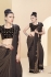 Party wear ruffle saree 1107