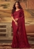Maroon silk saree with blouse 5105