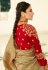 Golden banarasi silk party wear saree 6008