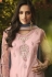 Pink net embroidered palazzo suit 4943