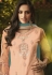 Peach net embroidered kameez with palazzo 4944