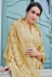 Beige faux georgette readymade kameez with palazzo 1084