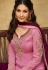 Light purple satin embroidered palazzo suit 5400