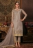 Gray net kameez with pant 8206