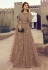 Light brown net embroidered floor length anarkali suit 5505B