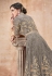 Gray net long anarkali suit 16025C