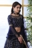 Navy blue net embroidered circular lehenga choli 1215