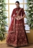 Maroon art silk circular lehenga choli 1203