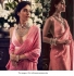 Bollywood Manish malhotra inspired Rose pink sequins saree