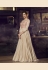 Beige satin readymade long anarkali suit 3082