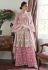 Pink net palazzo suit 7024B