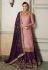 Pink satin long choli lehenga PRQ3964