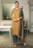 Mustard satin indo western lehenga choli PRQ3967
