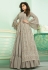 Shamita shetty gray georgette embroidered bollywood suit 7134
