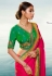 Magenta barfi silk embroidered festival wear saree Palash9035
