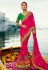 Magenta barfi silk embroidered festival wear saree Palash9035