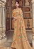 Beige silk festival wear saree 3303