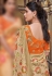 Beige silk festival wear saree 3311