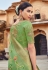 Green silk party wear saree 3502