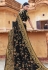 Black silk festival wear saree 3506