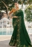 Green silk saree with blouse 4734