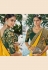 Yellow silk saree with blouse 4731