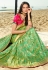 Light green silk festival wear saree 90955