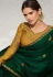 Green barfi silk party wear saree 80002