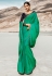 Green barfi silk festival wear saree 80006