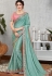 evening blue jacquard silk embroidered saree 11406