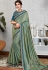 blue weaved silk embroidered party wear saree 11412