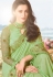 green art silk heavy embroidered saree 6214