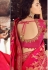 rani pink art silk traditional saree 10034