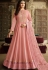 prachi desai pink art silk anarkali suit 11762
