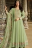 prachi desai green art silk anarkali suit 11763