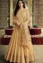 prachi desai beige art silk anarkali suit 11766