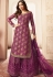 drashti dhami purple jacquard embroidered sharara suit 5403